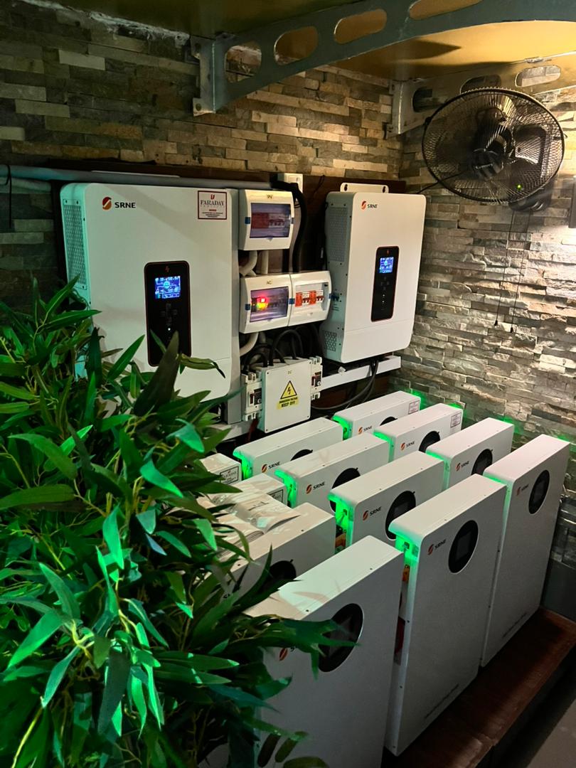 20kw SRNE Inverter + 60kwh SRNE LFP Battery Bank